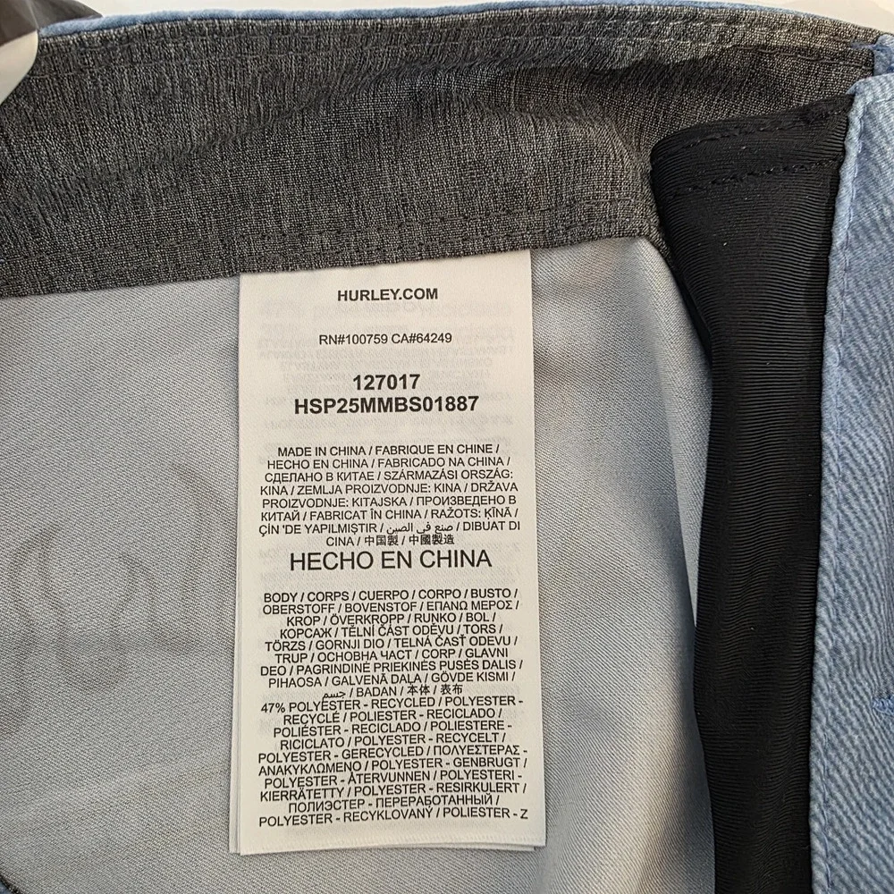 Hurley Phantom Mens Sz 30 Eco Denim 18